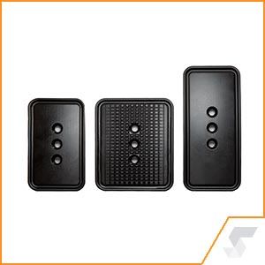 Pedaleras Asetek Forte Pedal Face Plates