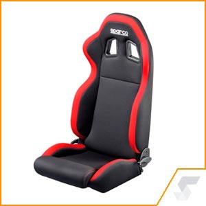 Semibaquets Sparco R100 Rojo
