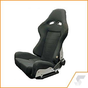 Semibaquets BB7 Negro