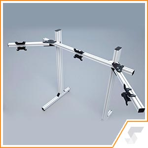 Cockpits Zalem Soporte Triple ALU