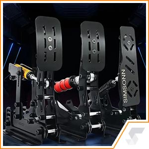 Pedaleras Simsonn SPRO Black